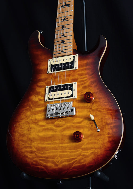 Paul Reed Smith SE Custom 24 Roasted Maple LTD Tobacco Sunburst-Brian's Guitars