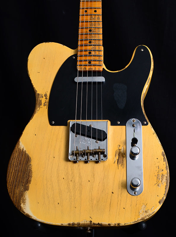 Fender Custom Shop '51 Nocaster Heavy Relic Faded Nocaster Blonde-Brian's Guitars