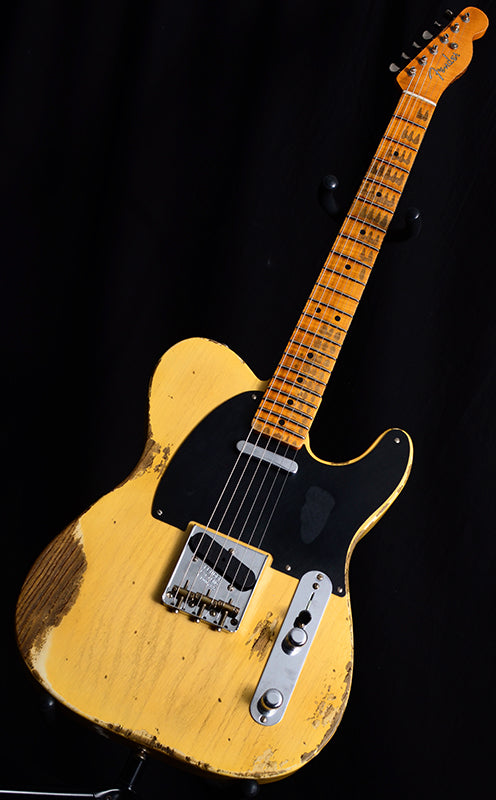 Used Fender Custom Shop '51 Nocaster Heavy Relic Faded Nocaster Blonde-Brian's Guitars