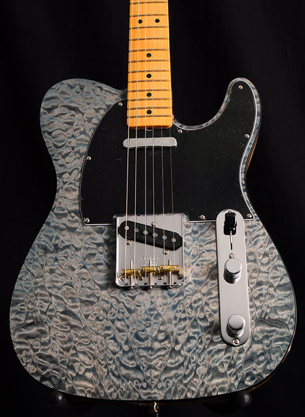 Fender rarities quilt maple top telecaster blue cloud hotsell