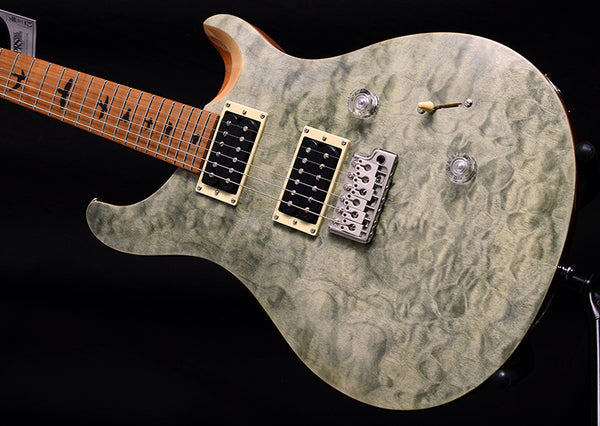 Paul Reed Smith SE Custom 24 Roasted Maple Trampas Green-Brian's Guitars