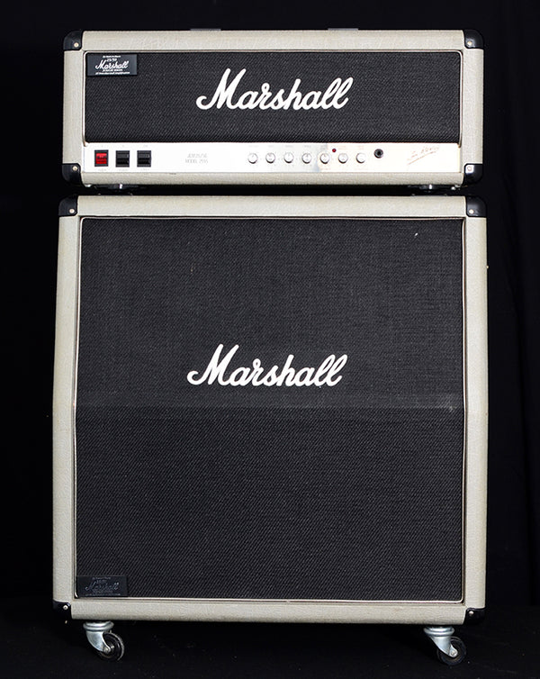 1986 Marshall 2555 JCM 25/50 Silver Jubilee Head And Cabinet-Brian's Guitars