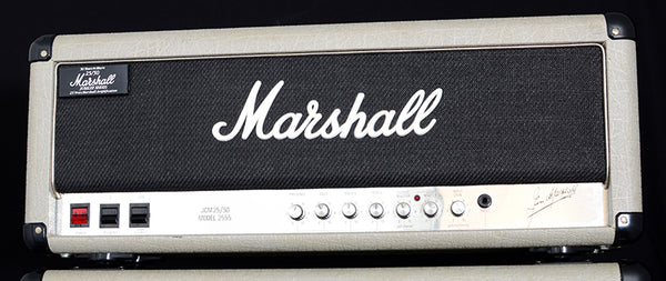 1986 Marshall 2555 JCM 25/50 Silver Jubilee Head And Cabinet-Brian's Guitars