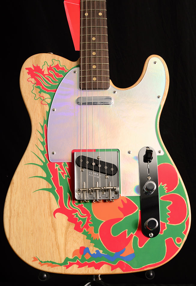 Fender Jimmy Page Telecaster Natural With Artwork-Electric Guitars-Brian's Guitars