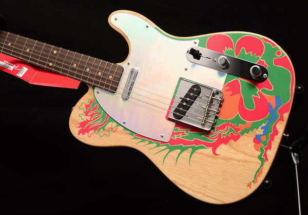 Fender Jimmy Page Telecaster Natural With Artwork-Electric Guitars-Brian's Guitars