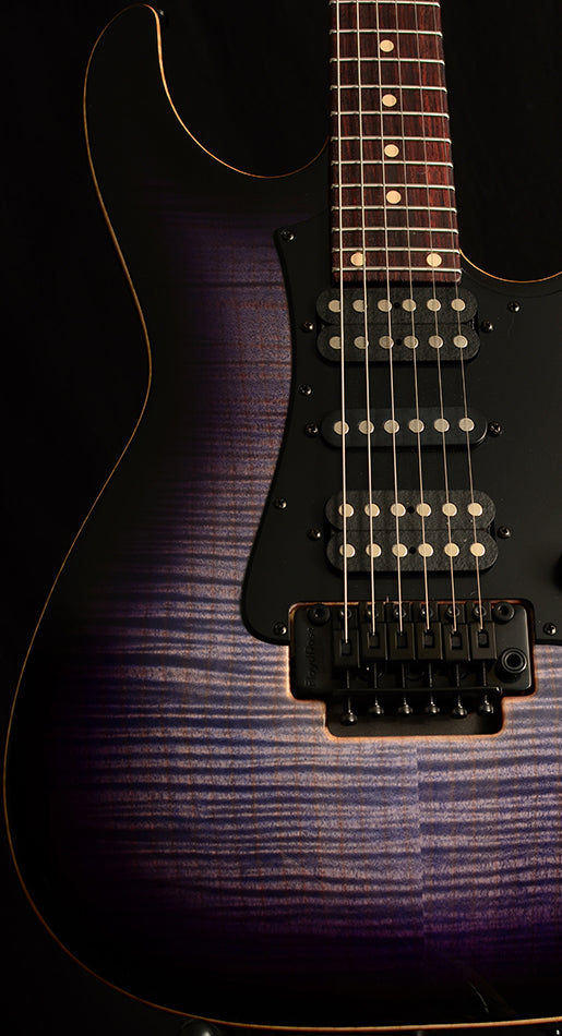 Tom Anderson Guardian Angel Natural Purple To Black Burst-Brian's Guitars