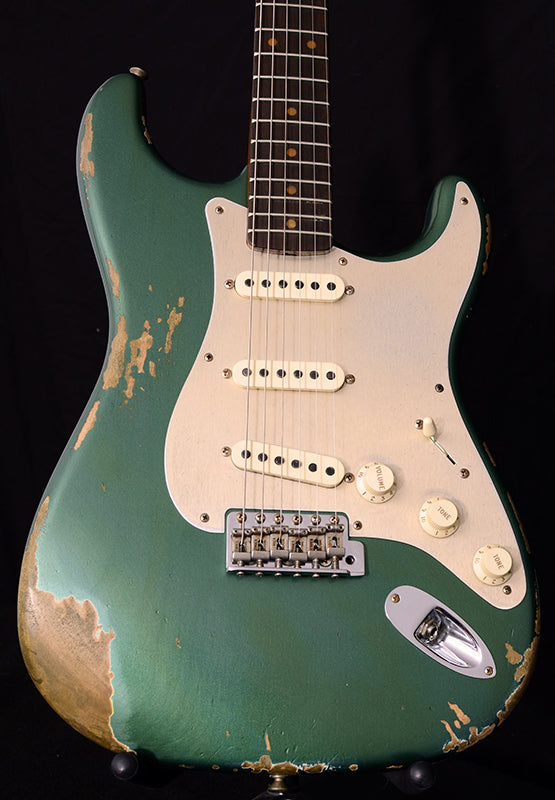 Fender Custom Shop 1959 Stratocaster Heavy Relic NAMM Limited Aged Sherwood Green-Brian's Guitars