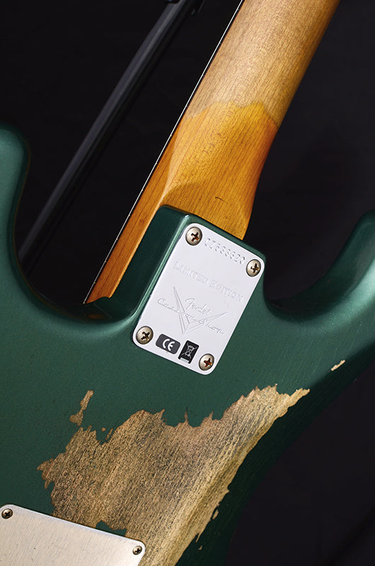 Fender Custom Shop 1959 Stratocaster Heavy Relic NAMM Limited Aged Sherwood Green-Brian's Guitars