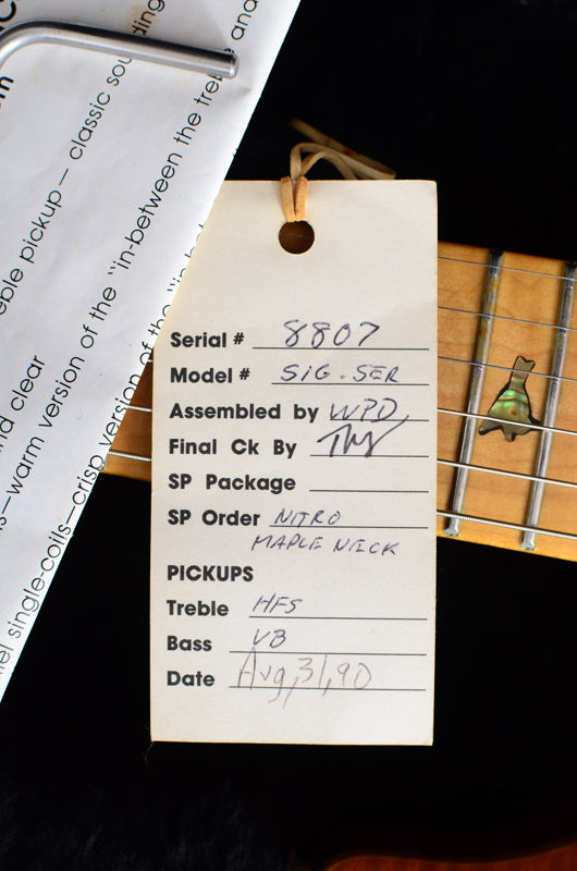 1990 Paul Reed Smith Signature #649 Vintage Sunburst-Electric Guitars-Brian's Guitars
