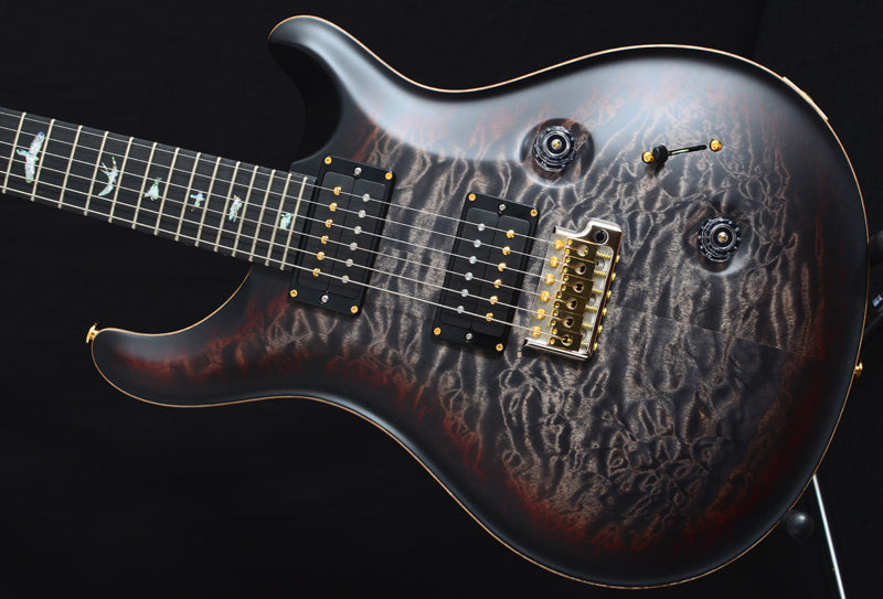 Paul Reed Smith Wood Library Custom 24 Satin Charcoal Tri Color Burst-Brian's Guitars