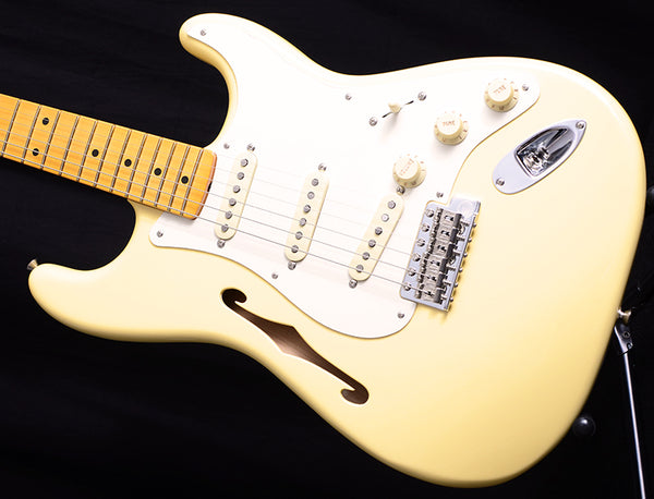 Fender Eric Johnson Thinline Stratocaster Vintage White-Brian's Guitars