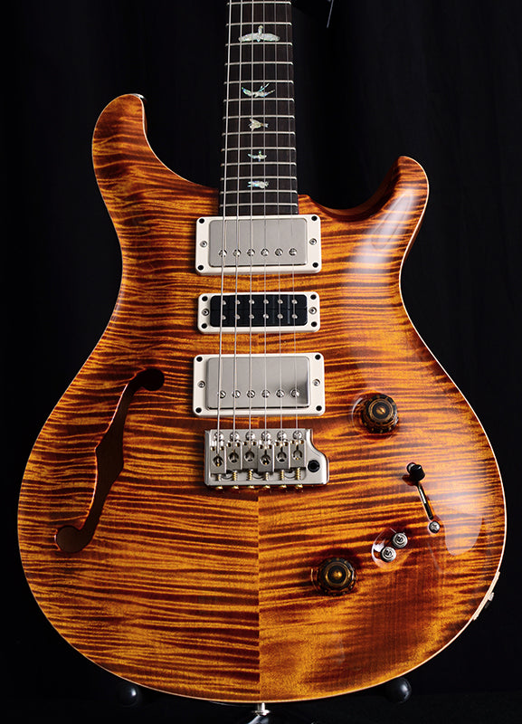 Paul Reed Smith Wood Library Special Semi-Hollow Brian's Limited Yellow Tiger-Brian's Guitars