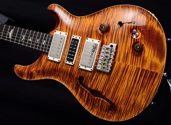 Used Paul Reed Smith Wood Library Special Semi-Hollow Brian's Limited Yellow Tiger-Brian's Guitars