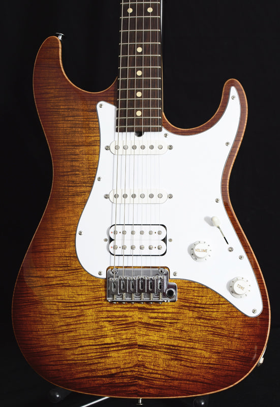 Used Suhr Pro Series S3 Bengal Burst