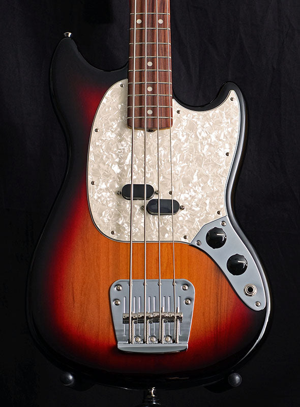 Fender Vintera Mustang Bass Sunburst-Electric Guitars-Brian's Guitars