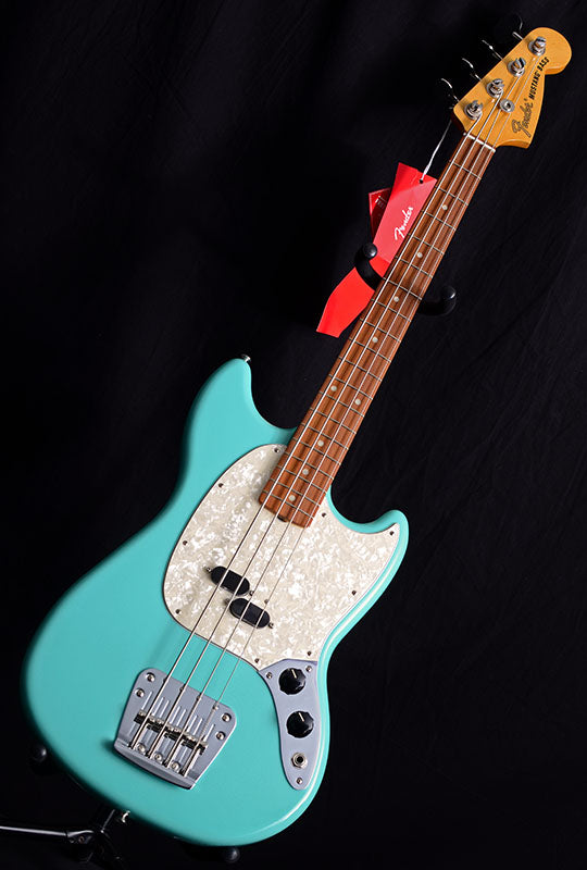 Fender Vintera Mustang Bass Sea Foam Green-Electric Guitars-Brian's Guitars