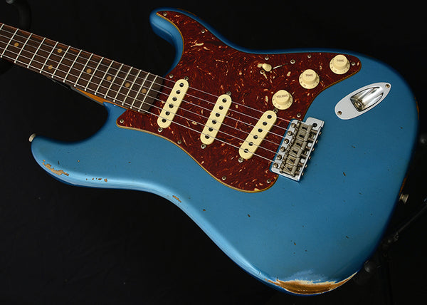 Fender Custom Shop Roasted 1960 Relic Stratocaster NAMM Limited Aged Lake Placid Blue-Brian's Guitars