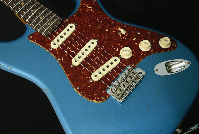 Fender Custom Shop Roasted 1960 Relic Stratocaster NAMM Limited Aged Lake Placid Blue-Brian's Guitars