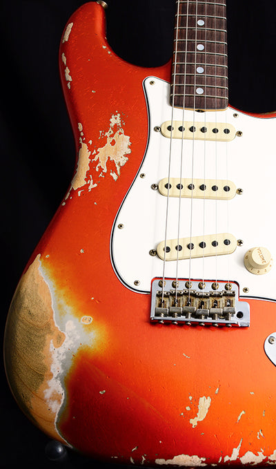 Custom Shop 1969 Heavy Relic Stratocaster | Candy Tangerine Fender