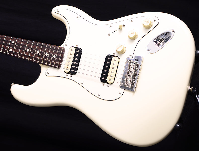 Used Fender American Professional Stratocaster HH Shawbucker Olympic White-Brian's Guitars