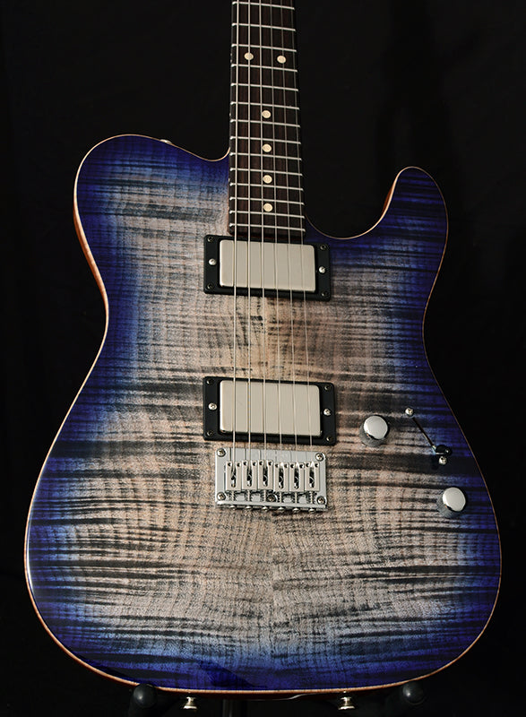 Tom Anderson Cobra Shorty Natural Black To Dark Blue Burst-Brian's Guitars