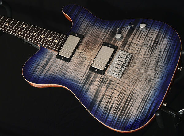 Tom Anderson Cobra Shorty Natural Black To Dark Blue Burst-Brian's Guitars