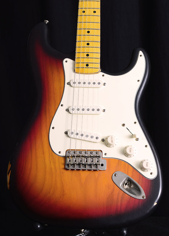 Nash S-67 One Piece Ash 3 Tone Sunburst-Brian's Guitars