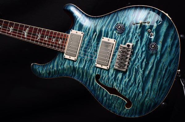 Paul Reed Smith Employee Custom 22 Semi-Hollow Blue Steel-Brian's Guitars