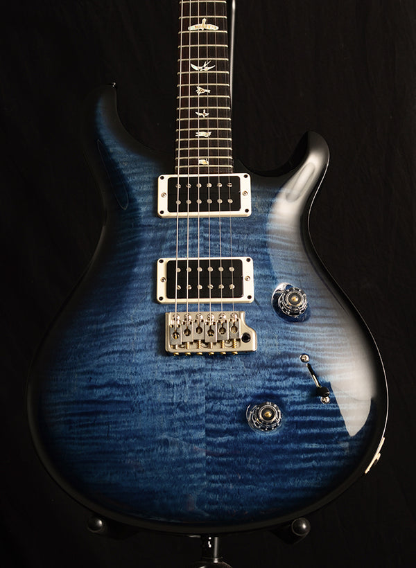 Used Paul Reed Smith Custom 24 Whale Blue Smokeburst-Electric Guitars-Brian's Guitars