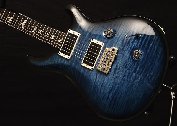 Used Paul Reed Smith Custom 24 Whale Blue Smokeburst-Electric Guitars-Brian's Guitars