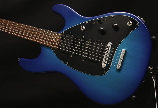 Used Ernie Ball Music Man Steve Morse Blue Burst-Brian's Guitars