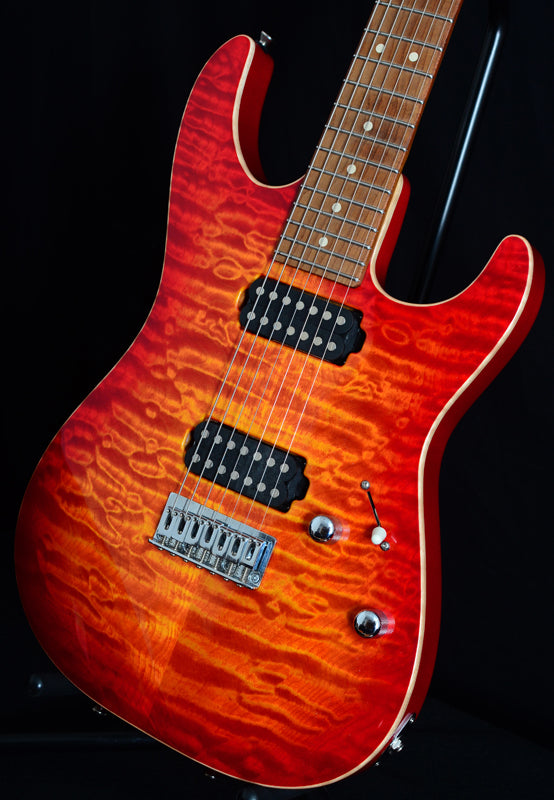 Used Tom Anderson Drop Top Seven String Fireburst-Brian's Guitars