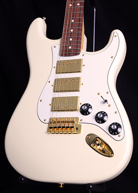 Fender Limited Mahogany Blacktop Stratocaster Olympic White-Brian's Guitars