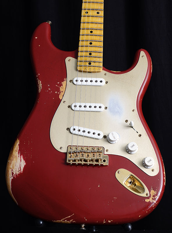 Used Fender Custom Shop 1954 Heavy Relic Stratocaster Cimarron Red-Brian's Guitars