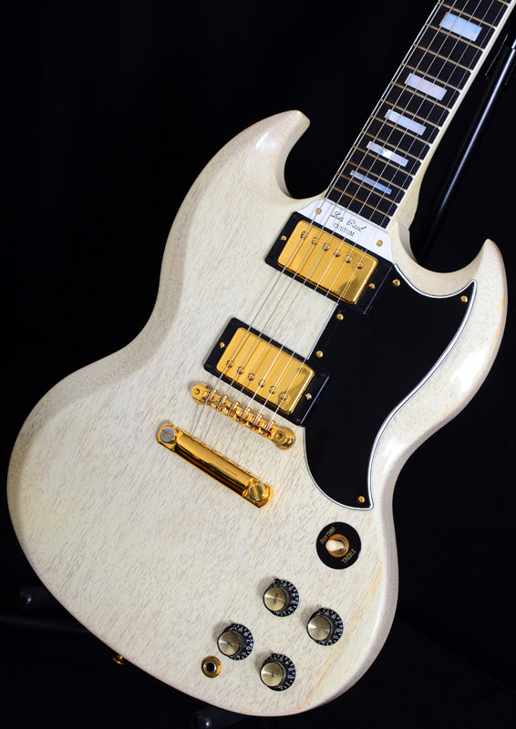 Used 2003 Gibson Custom Shop SG Custom Stinger TV White-Brian's Guitars