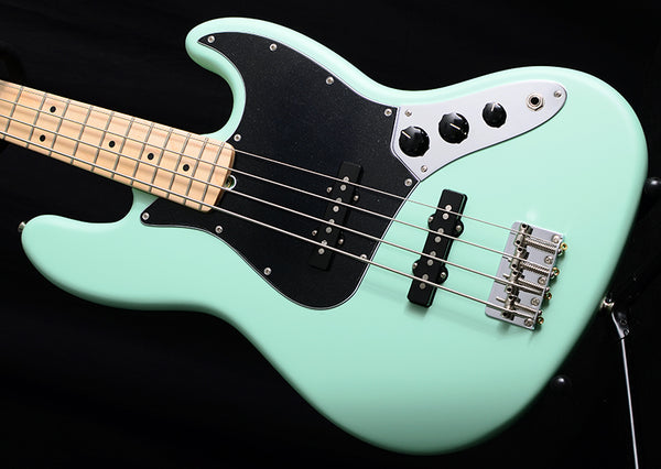 Fender American Performer Jazz Bass Satin Surf Green-Electric Guitars-Brian's Guitars