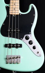 Fender American Performer Jazz Bass Satin Surf Green-Electric Guitars-Brian's Guitars
