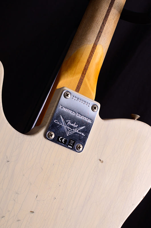 Fender Custom Shop Limited Twisted Tele Journeyman Relic Aged White Blonde-Brian's Guitars