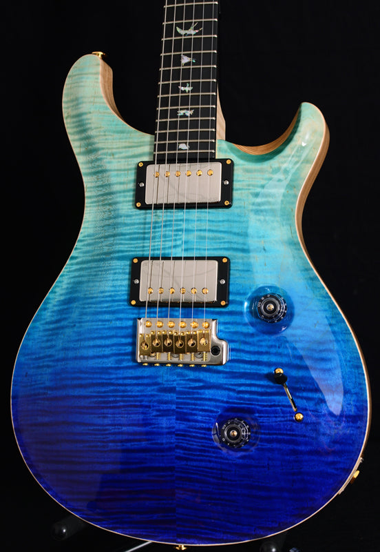 Paul Reed Smith Wood Library Custom 24 'FatBack' Swamp Ash Blue Fade-Brian's Guitars