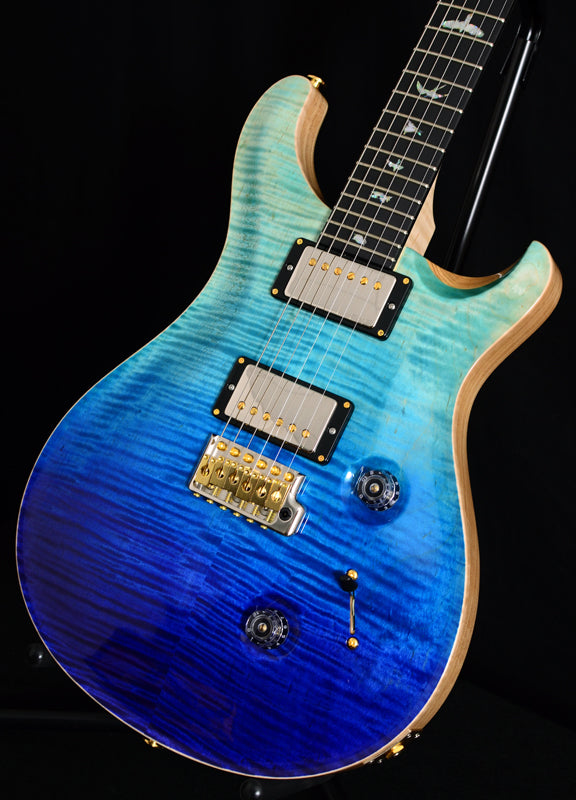 Paul Reed Smith Wood Library Custom 24 'FatBack' Swamp Ash Blue Fade-Brian's Guitars