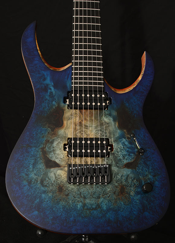 Mayones Duvell Elite 7 Natural Fade Blue Burst-Brian's Guitars