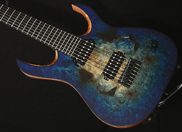 Mayones Duvell Elite 7 Natural Fade Blue Burst-Brian's Guitars