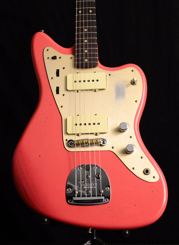 Used Fender Custom Shop '59 Jazzmaster Super Faded Fiesta Red-Electric Guitars-Brian's Guitars