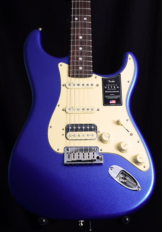 Used Fender American Ultra Stratocaster HSS Cobra Blue-Brian's Guitars