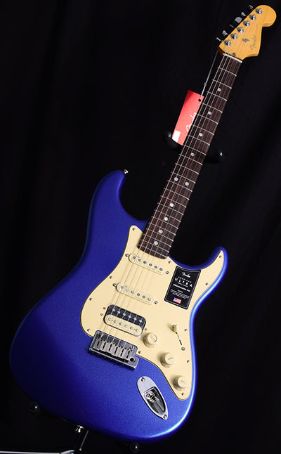 Fender American Ultra ストラトキャスターコブラブルー Amazon.com: Fender American Ultra Stratocaster - Cobra Blue