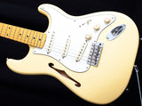 Used Fender Eric Johnson Thinline Stratocaster Vintage White-Brian's Guitars