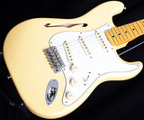 Used Fender Eric Johnson Thinline Stratocaster Vintage White-Brian's Guitars