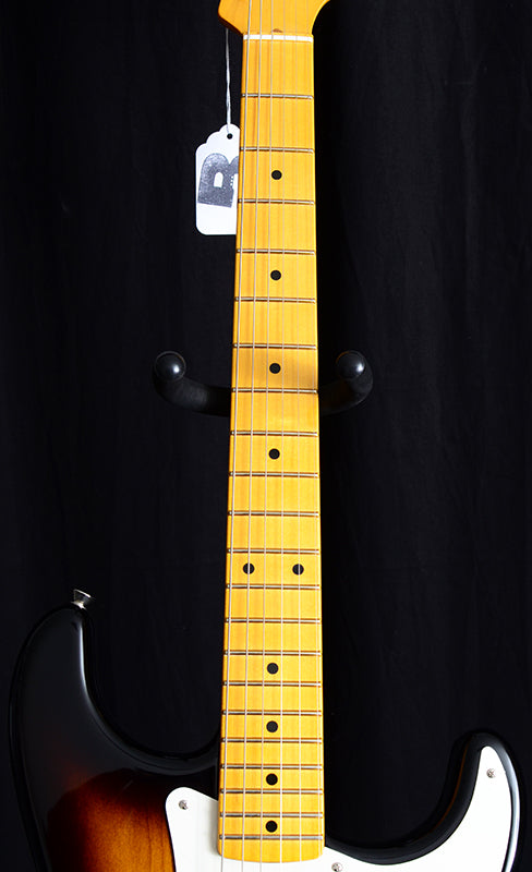 Used Fender Eric Johnson Thinline Stratocaster 2 Tone Sunburst-Brian's Guitars