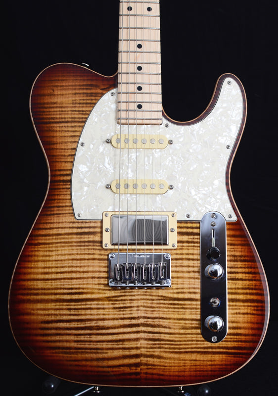 Tom Anderson Drop T Classic Shorty Hollow Light Tiger Eye Burst-Brian's Guitars