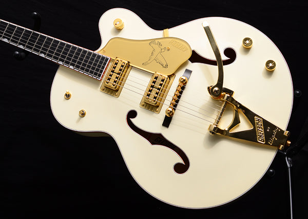 Used Gretsch G6136T-59 Vintage Select White Falcon-Electric Guitars-Brian's Guitars